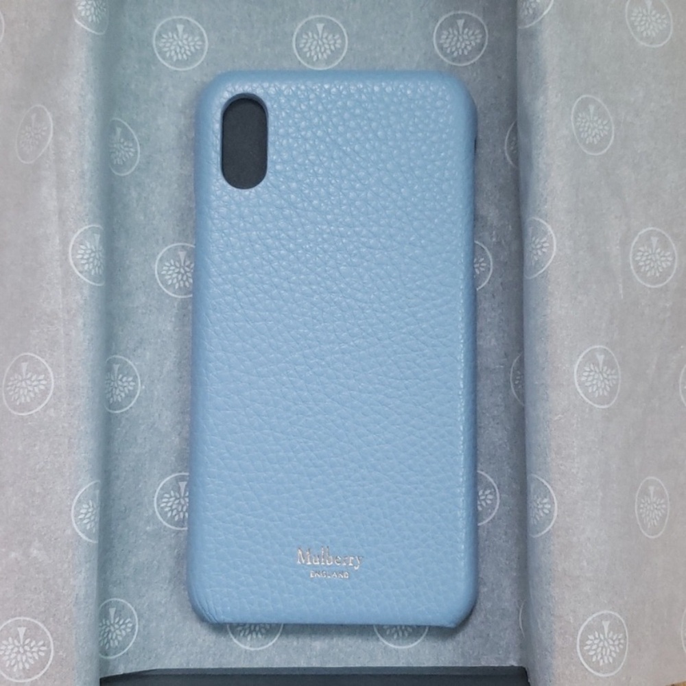 NWT Mulberry iPhone X/XS Cover Pale Slate Color